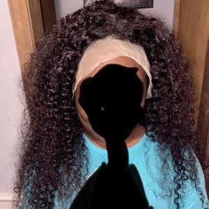 30in deep wave lace front wig